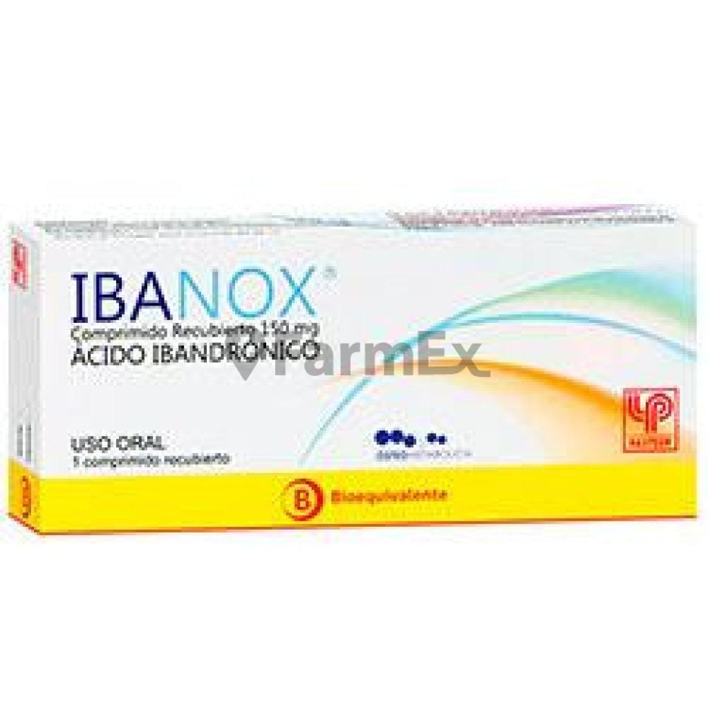 Ibanox ácido Ibandrónico 150 mg x 1 comprimido Farmex-Fonasa-Persistente